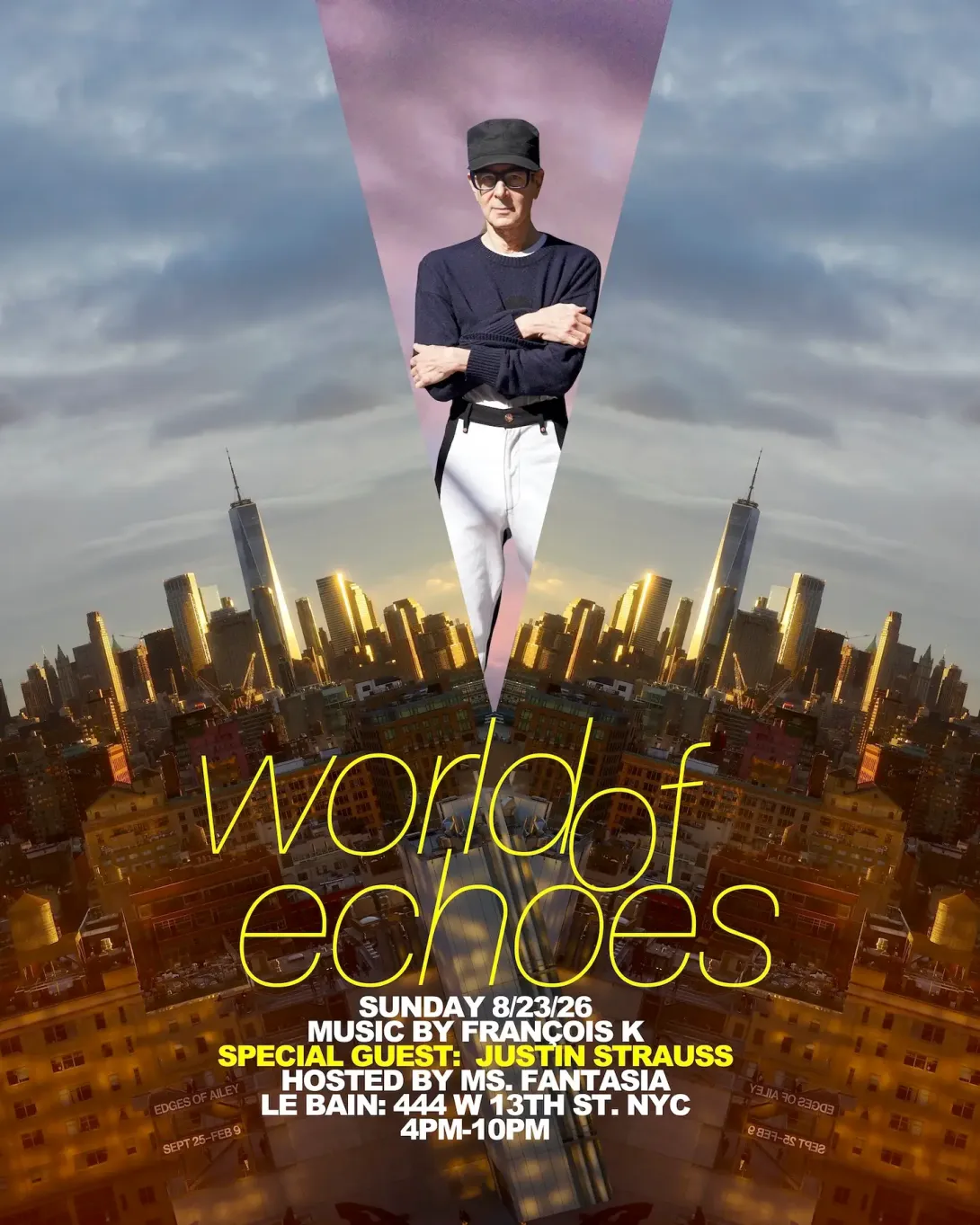 Flyer for World of Echoes 08-23-2026